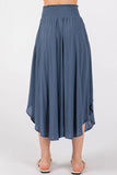 Smocked Waist Flowy Skirt - VNS16762
