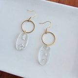 Rene Earrings - Silver Foil // Jewelry, Holiday, Christmas