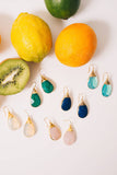 Sarotte Teardrop Earrings | Semi-Precious | 18k Gold Plating