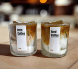 Iced Coffee Latte Expresso Container Candle 10oz 