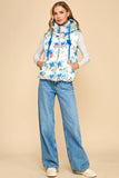 CV1208-Floral Puffer Vest