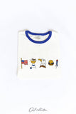 PATRIOTIC ROW Ringer Graphic Top
