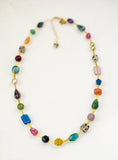 Jewel Tone Beaded Necklace