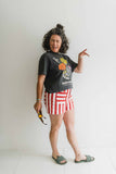 Joy wildflower | pepper comfort colors boxy cropped tee