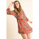Geo Print Dress