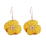 Yellow Poppy Earrings