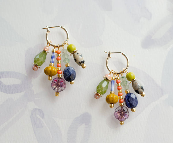 Charm Dangle Earrings - Quinn