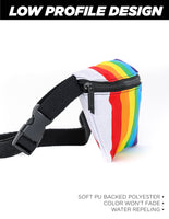 83357: Fanny Pack | Small Ultra-Slim | PRIDE Rainbow Stripe