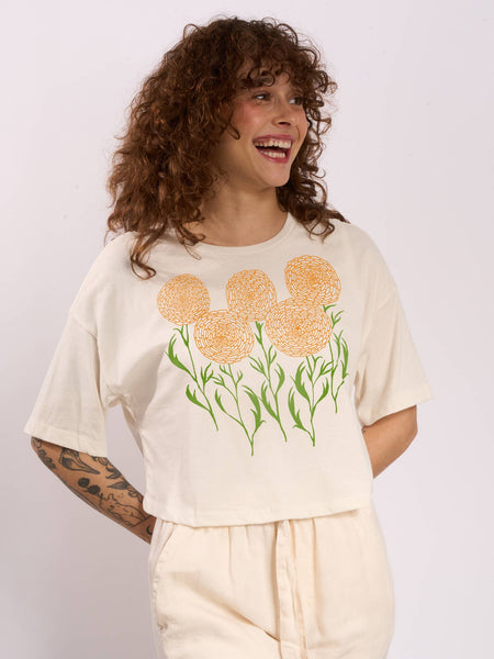 Marigolds Clover Crop Tee