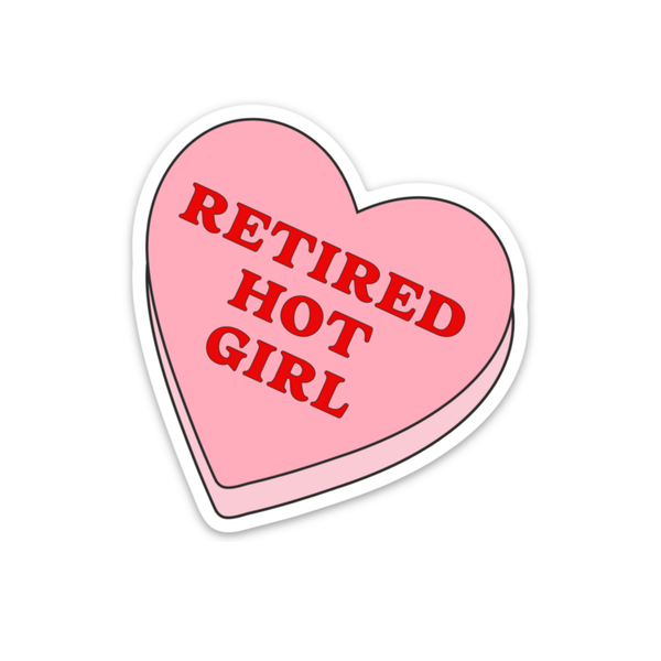 Retired Hot Girl Stickers (funny, funny stickers)