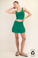 BUTTER SOFT V SHAPED HIGH-WAIST SKORT