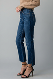 TUMMY CONTROL HIGH RISE STRAIGHT JEANS