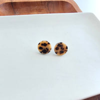 Sophie Studs - Cheetah // Fall, Earrings, Leopard