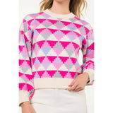 Pattern Knit Sweater