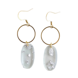 Rene Earrings - Silver Foil // Jewelry, Holiday, Christmas