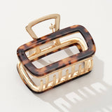 Harlow Core Rectangle Metal Claw Clip - Medium/Large