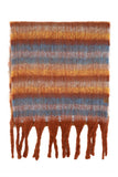 C.C Horizontal Multi Color Stripe Woven Scarf