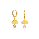 Raincloud Huggie Hoop Earrings