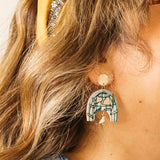 Birdcage Dangle Earrings