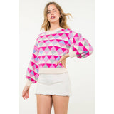 Pattern Knit Sweater