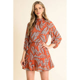 Geo Print Dress