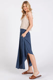 Smocked Waist Flowy Skirt - VNS16762