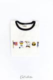 PATRIOTIC ROW Ringer Graphic Top