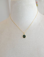 Celestial Gemstone necklace: Moonstone Sun / 20