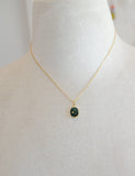 Celestial Gemstone necklace: Moonstone Sun / 20