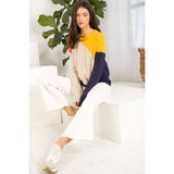 Colorblocked Knit Sweater