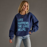 Dk. Blue Life Happens Sweatshirt