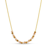 Delicate Crystal Accented Necklace