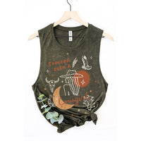 SHOULDA BEEN A COWGIRL GRAPHIC TANK TOP