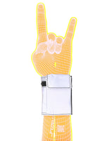 80622: Wrist Wallet Wrap | Vegan Leather | Reflective Silver