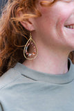 Savannah Earrings - Seafoam & Rust // Fall, Jewelry, Gifts