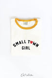 SMALL TOWN GIRL Ringer Graphic Top