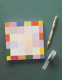 200-Sheet Jumbo Desk Pad | Rainbow Checks