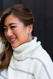 Star of Bethlehem Earrings - Gold Sparkle // Christmas, Holiday