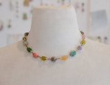 Muted Muticolor Beaded Necklace