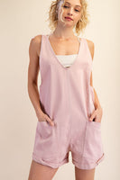 Heavy Cotton Twill Romper
