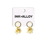 Kimberly Enamel Earring White