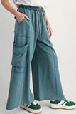Mineral Washed Terry Knit Pants