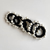 Textured Seamless Pearl Hair Tie (Set of 5)