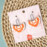 Poppy Block Dangle Earrings - Wholesale