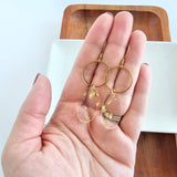 Rene Earrings - Gold Foil // Jewelry, Holiday, Christmas