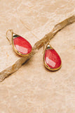 Sarotte Teardrop Earrings | Semi-Precious | 18k Gold Plating