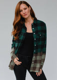 Green & Black Plaid Flannel