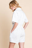 SCUBA ZIP UP ROMPER