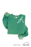 RIBBON BOW PUFF NECKLINE  Graphic Sweatshirt