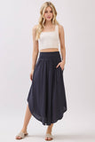 Smocked Waist Flowy Skirt - VNS16762